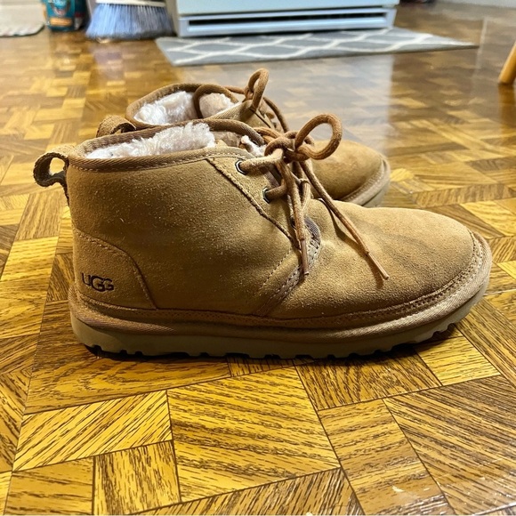 UGG Neumel Tie Up Fashion Boots Chestnut Women’s size 8 - Picture 4 of 11
